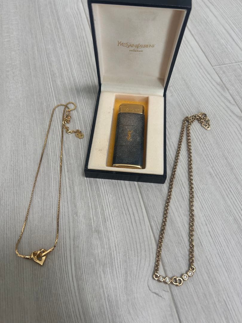 Dior ネックレス　YVESAINTLAURENT ライター