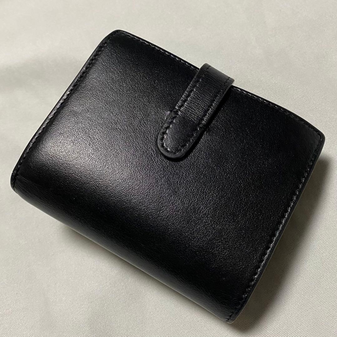 CELINE ゴールドパドロック スモール ストラップウォレット 正規品