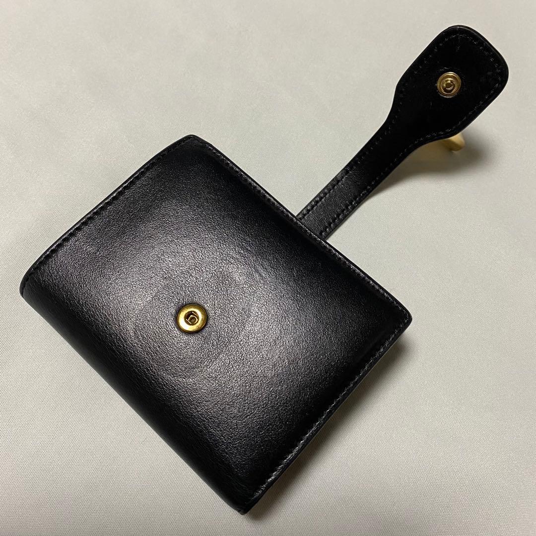 CELINE ゴールドパドロック スモール ストラップウォレット 正規品