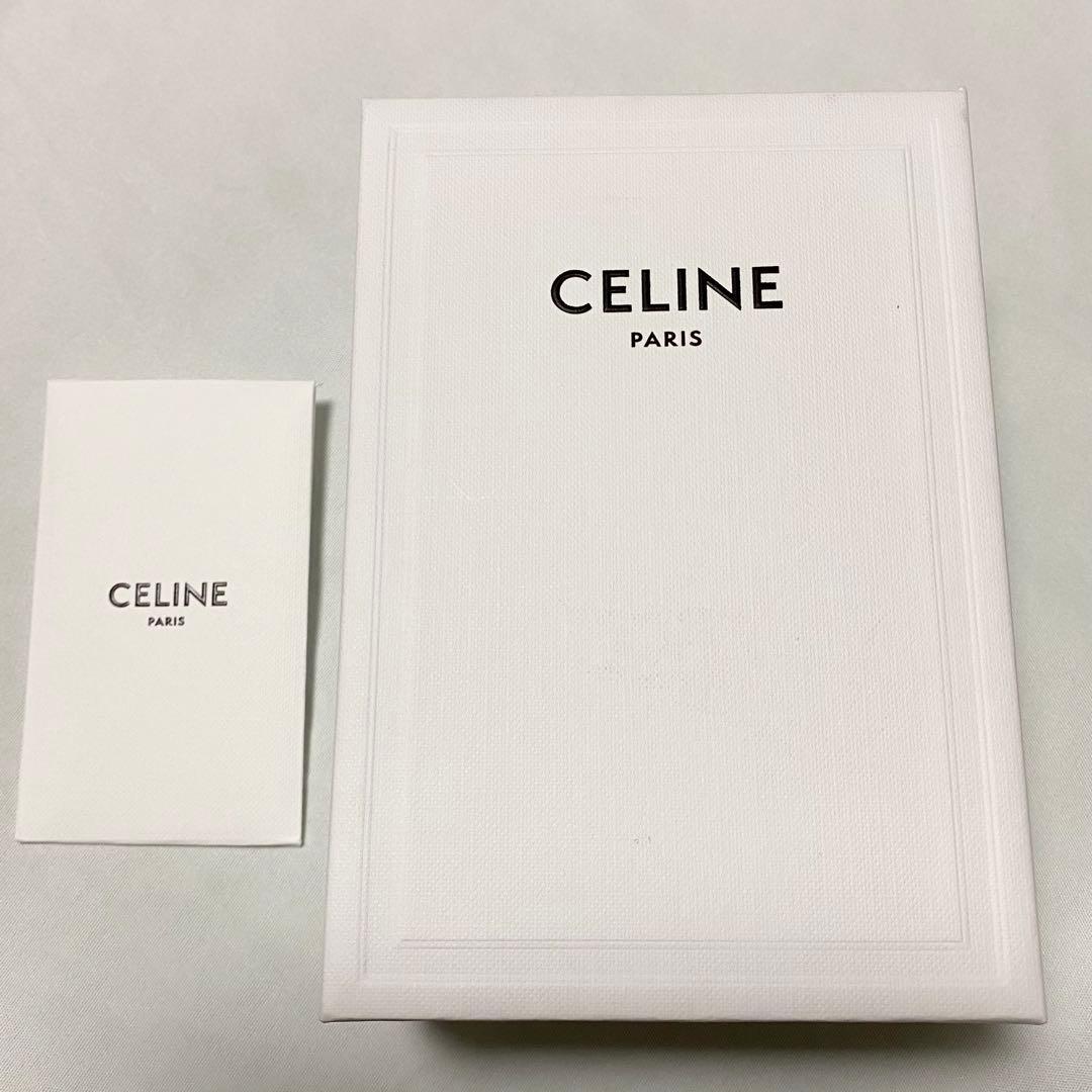 CELINE ゴールドパドロック スモール ストラップウォレット 正規品