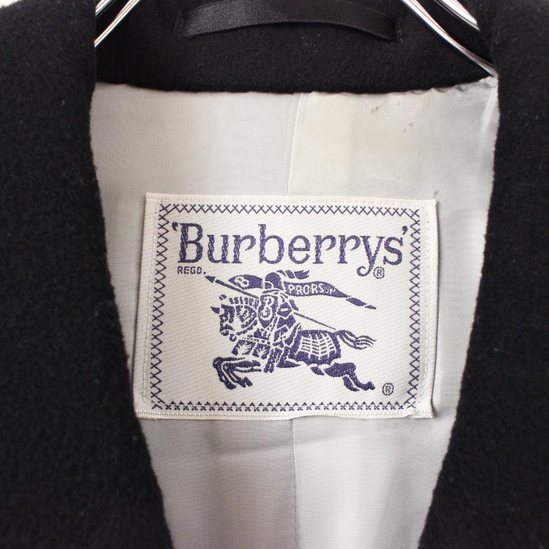 BURBERRYS ウールカシミヤ チェスターコート Lサイズ ブラック