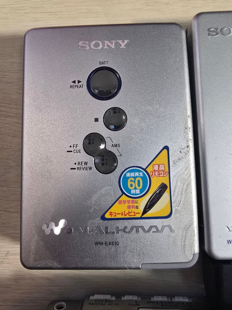 SONY KENWOOD AIWAポータブルカセットプレーヤー