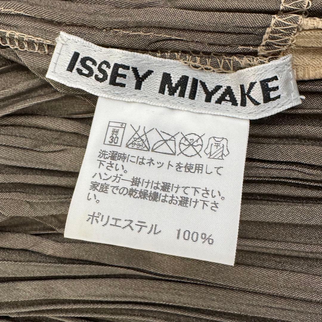 極美品✨ISSEY MIYAKE 変形　立体　プリーツ　ジャケット　ゴールド