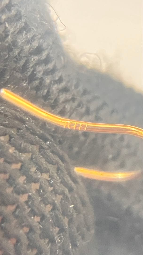 k18 金　ピアス　ゴールド　　蝶　バタフライ　デザインピアス