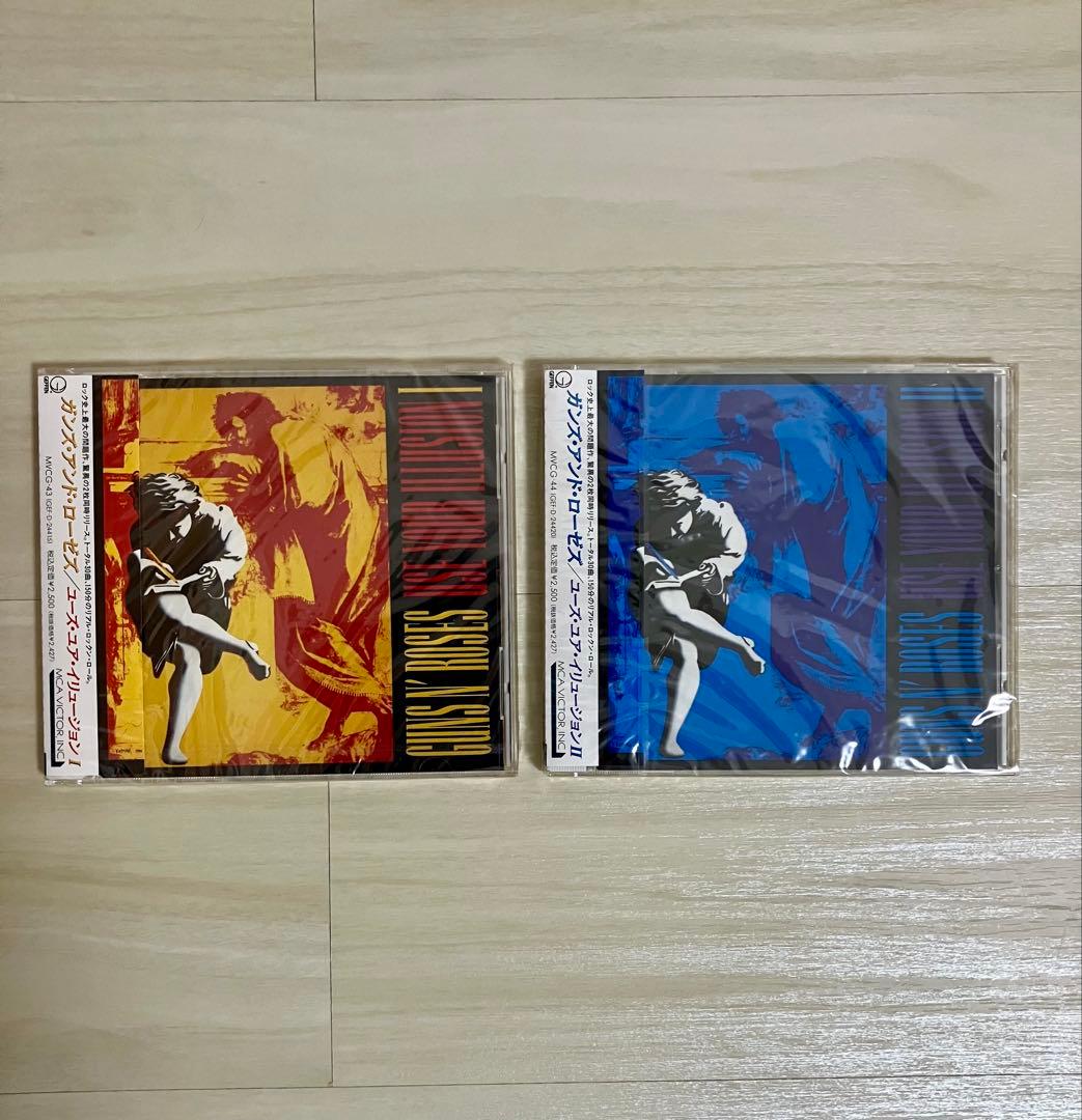 【未開封】Guns N' Roses『Use Your〜』91年CD2枚セット