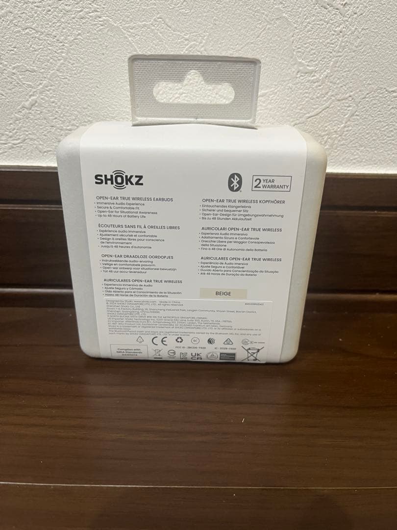 【新品未開封】SHOKZ OPENFIT2 ワイヤレスイヤホン