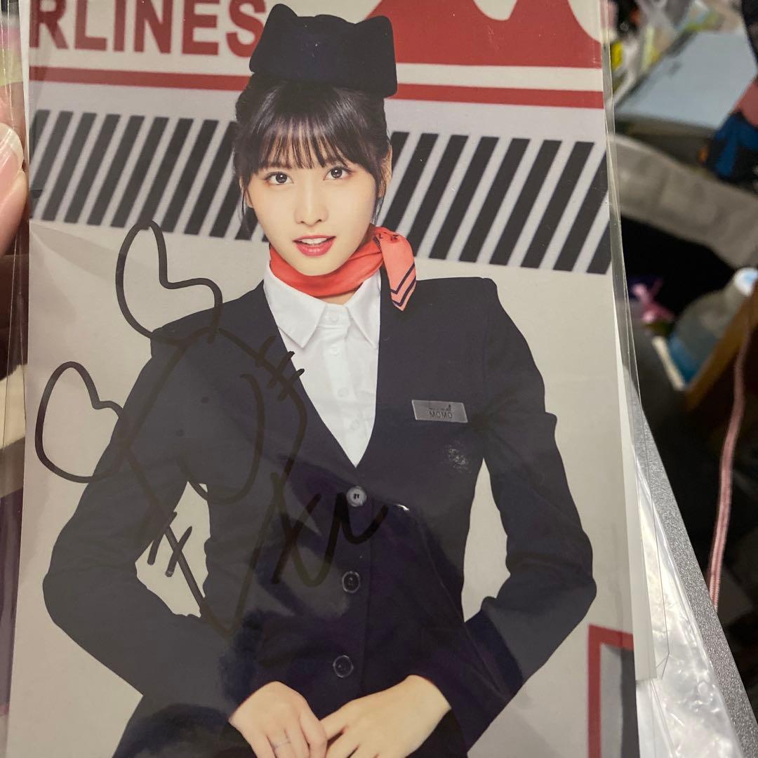 TWICE モモ　サイン　直筆　ポストカード