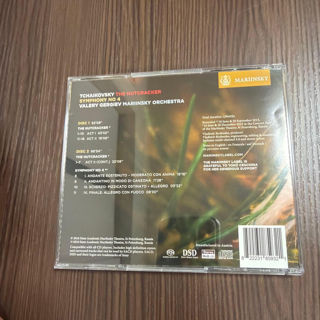 【稀少2SACD】チャイコフスキー：くるみ割り人形全曲、交響曲第4番　ゲルギエフ