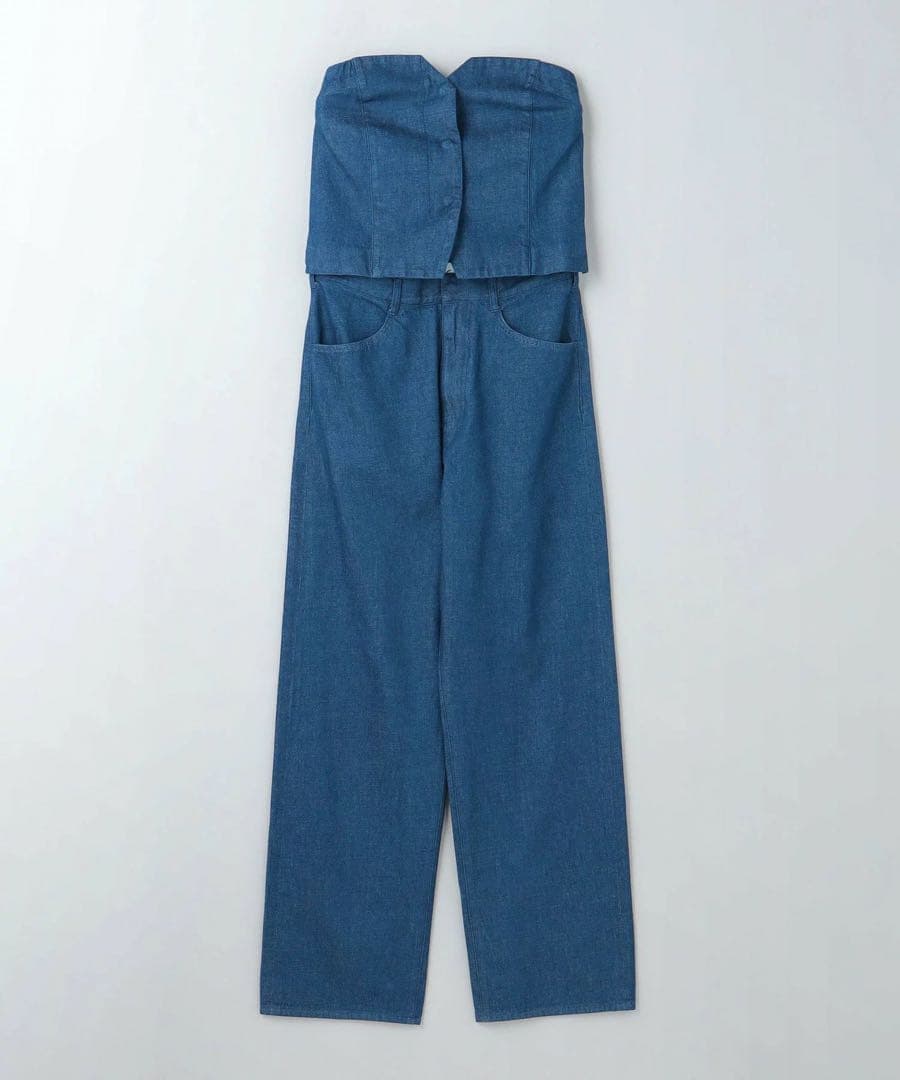 6 roku ロク　デニム　ビスチェ　オールインワン