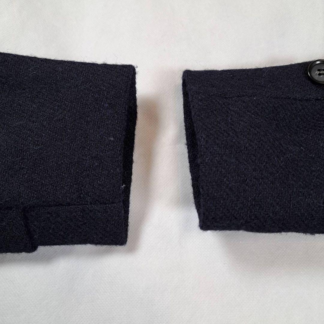 未使用級　ハリスツイード　別注　アーバンリサーチ　ロッソ　ウールコート　ネイビー