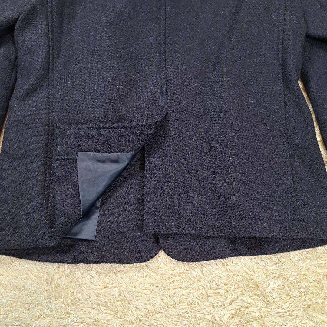 未使用級　ハリスツイード　別注　アーバンリサーチ　ロッソ　ウールコート　ネイビー