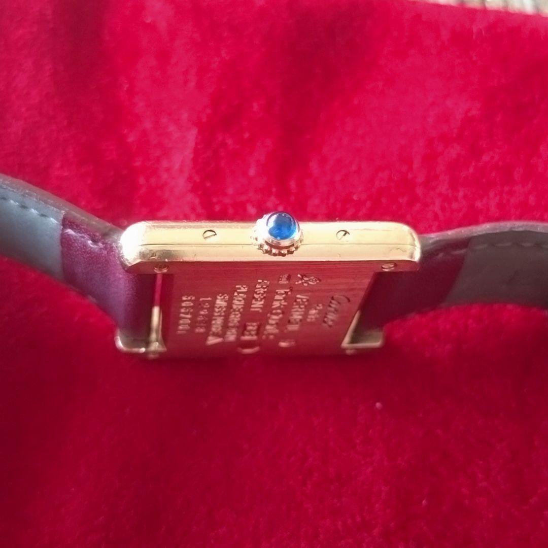 カルティエ 腕時計 クォーツ タンク マスト SM IVORY 12RN AB