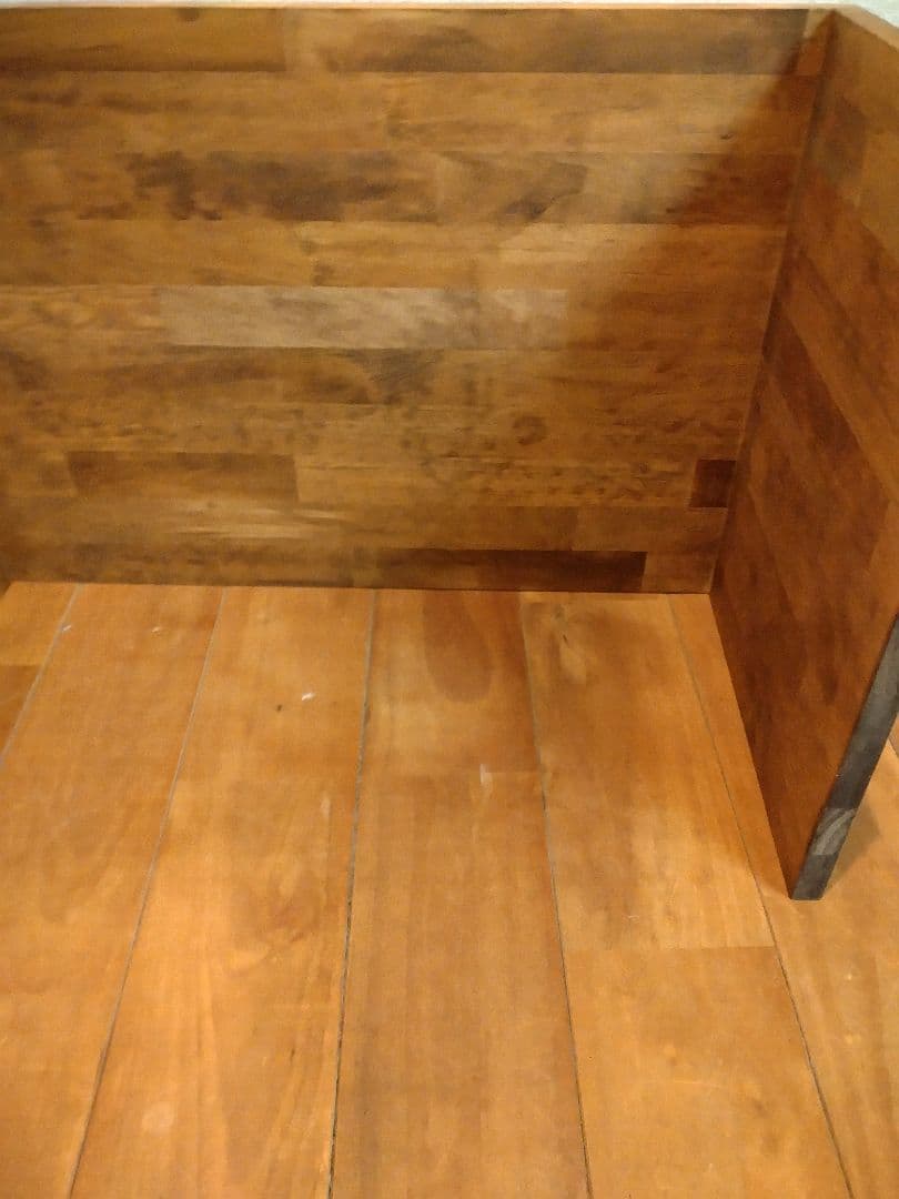 木製　ハンドメイド　オーダー　コの字　ベンチ　水槽台　シェルフ　ワトコオイル