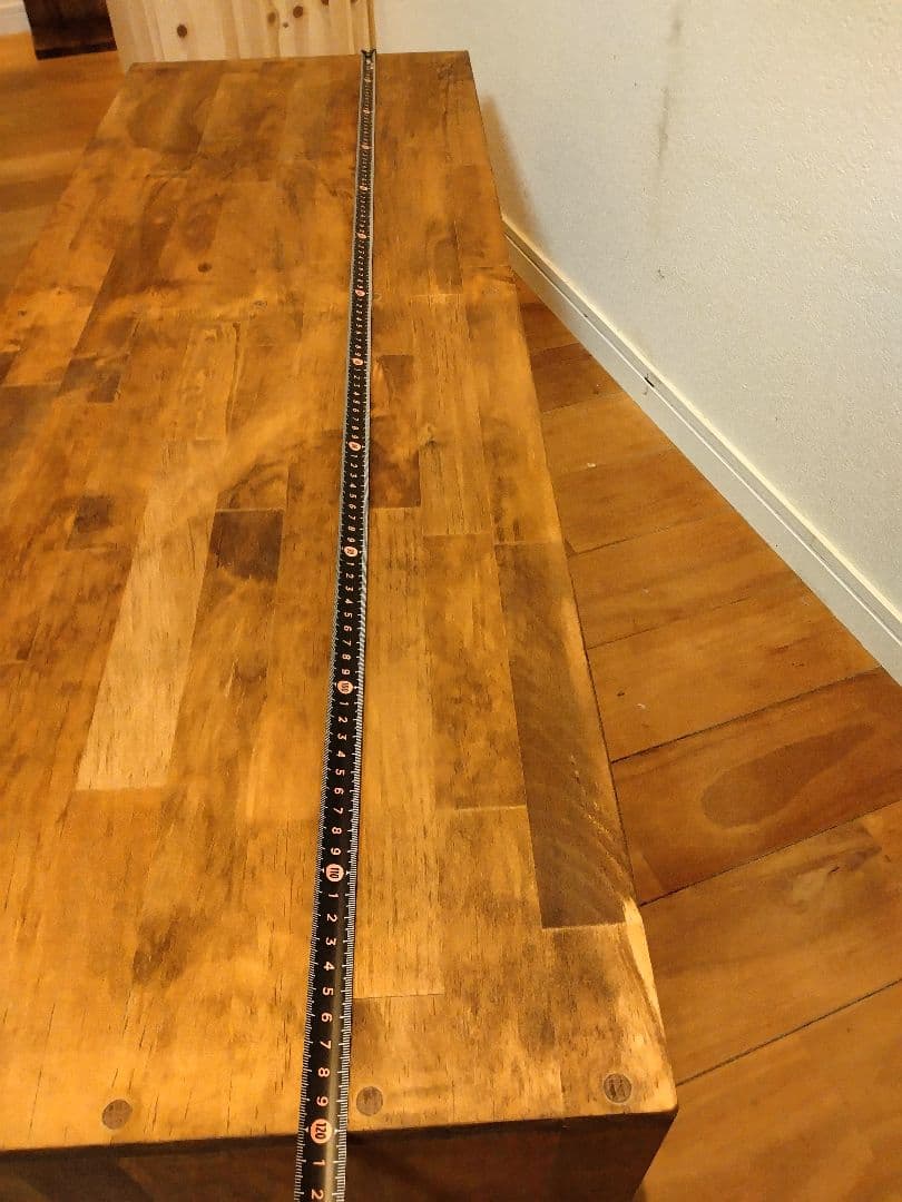 木製　ハンドメイド　オーダー　コの字　ベンチ　水槽台　シェルフ　ワトコオイル