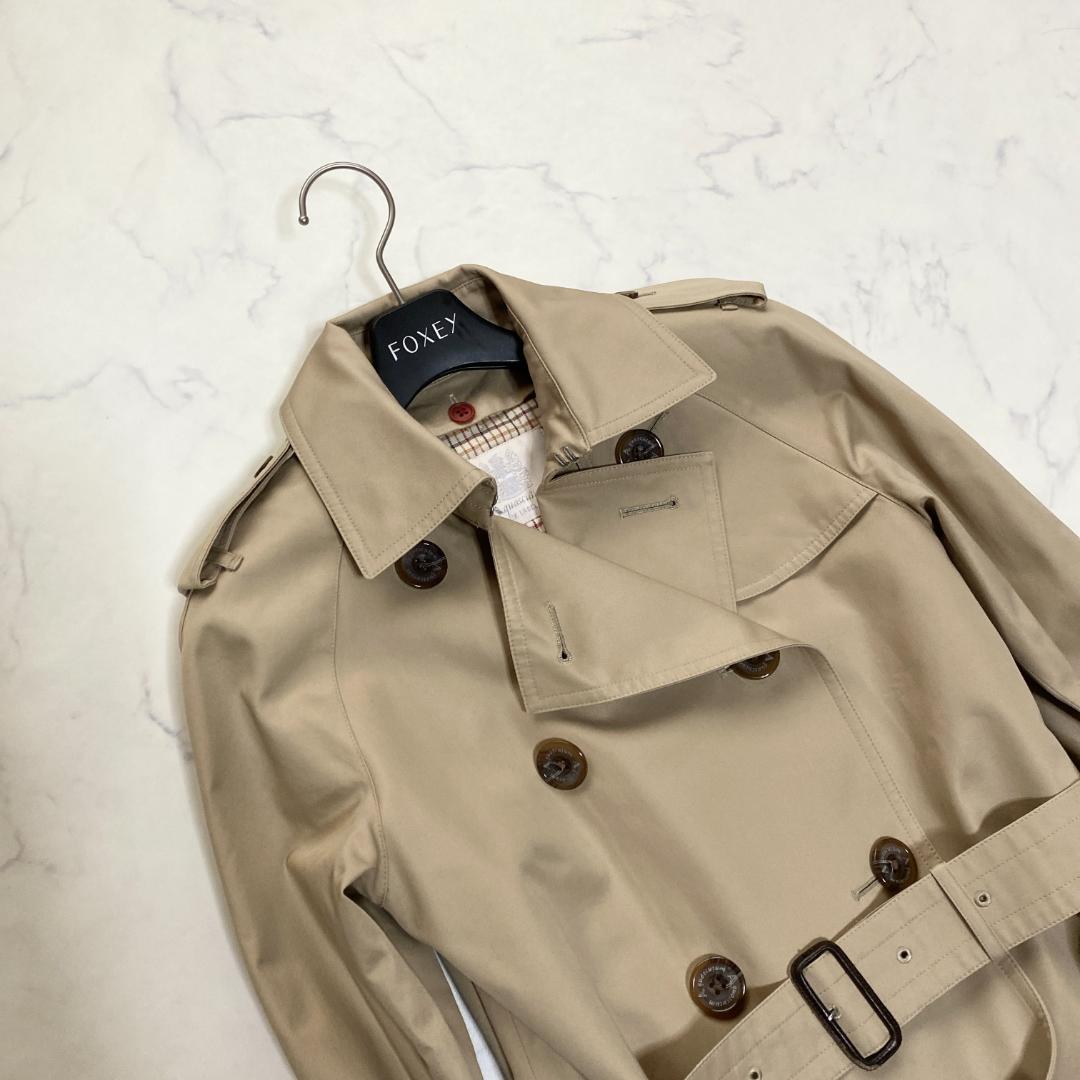 アクアスキュータム トレンチコート キルティングライナー ベージュ 7