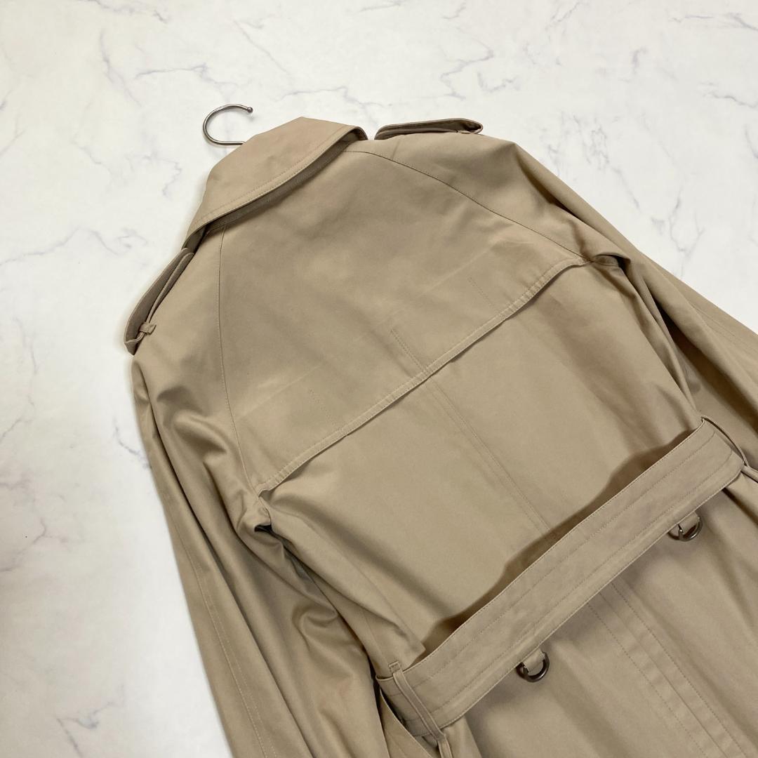 アクアスキュータム トレンチコート キルティングライナー ベージュ 7