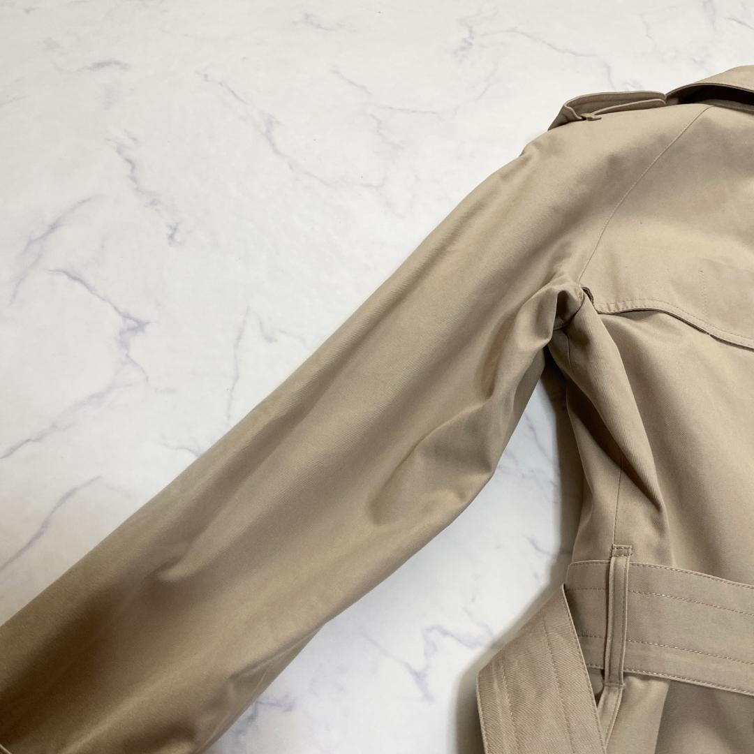 アクアスキュータム トレンチコート キルティングライナー ベージュ 7