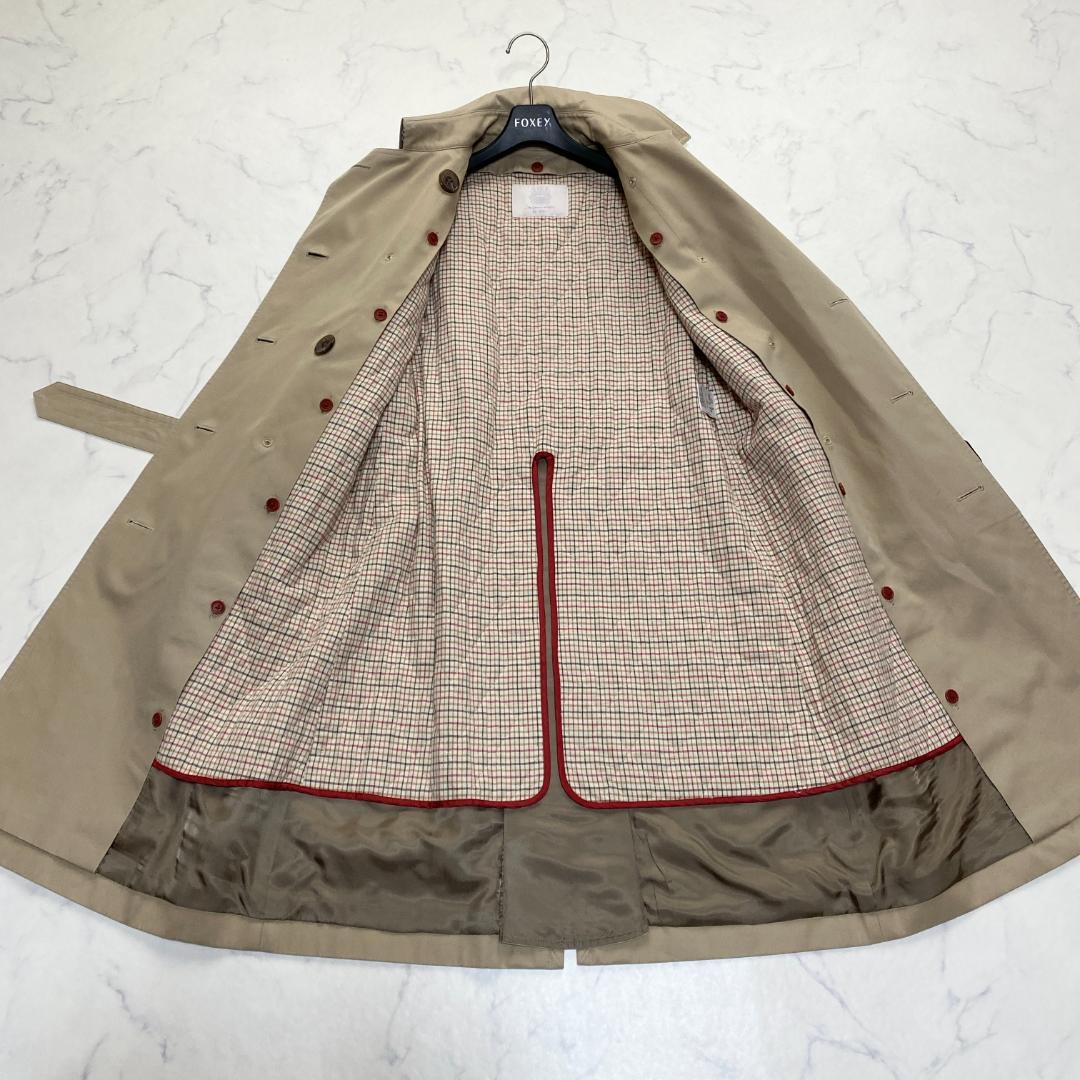 アクアスキュータム トレンチコート キルティングライナー ベージュ 7