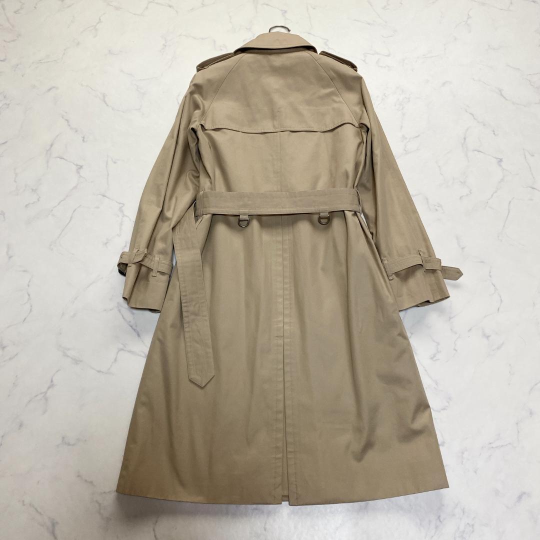 アクアスキュータム トレンチコート キルティングライナー ベージュ 7