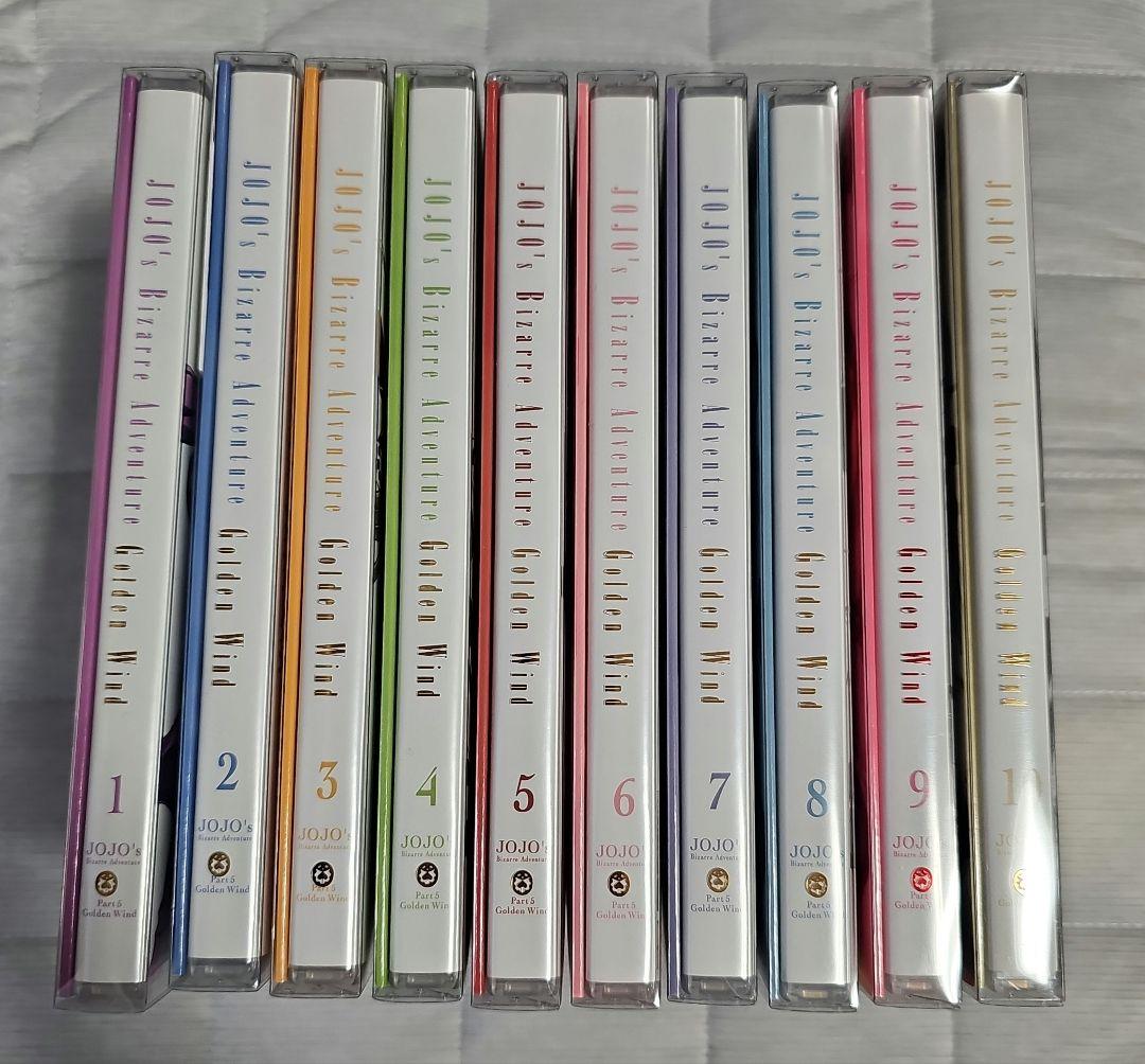 ジョジョの奇妙な冒険黄金の風 Vol.1～10初回仕様版Blu-ray全巻+特典