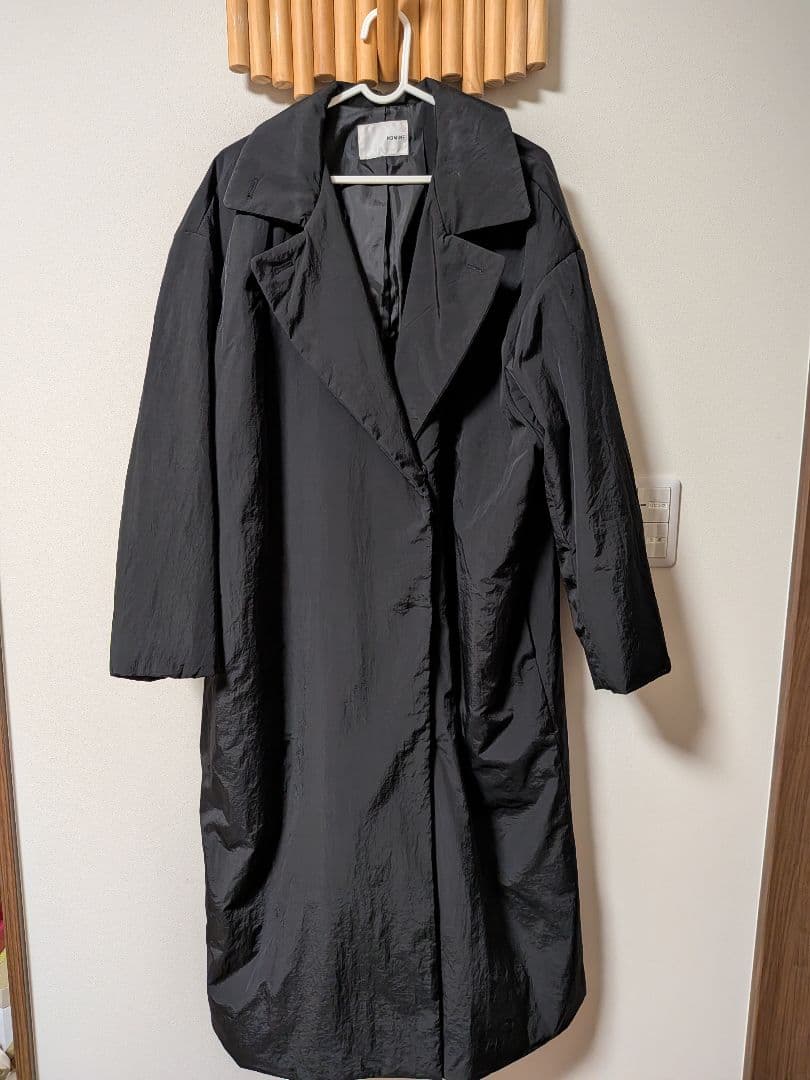 【美品】NOMINE 中綿 ロングコート ブラック レディース フリーサイズ