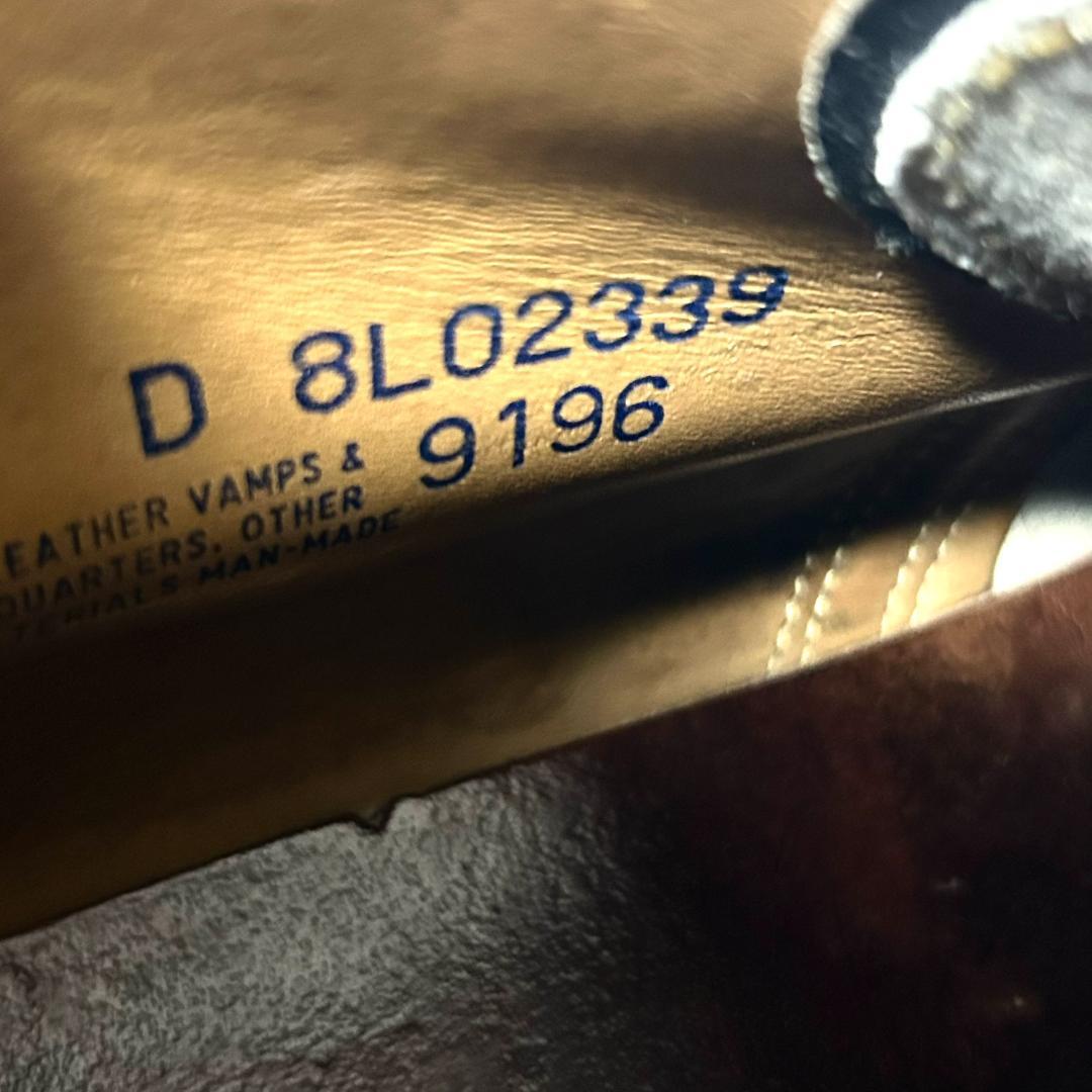 希少　レッドウィング 9196 チャッカブーツ 黒 10D ポストマン USA製