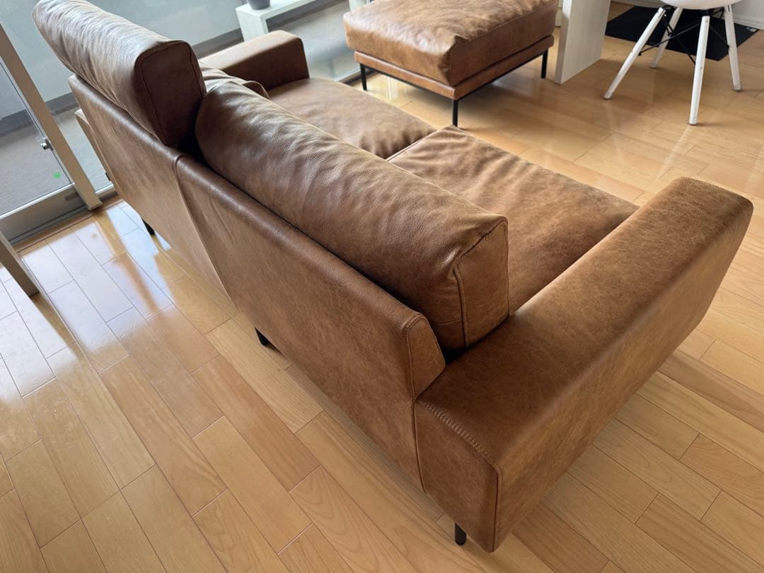 クラッシュゲート　プルート2.5人掛け　スーパーレザーテックス