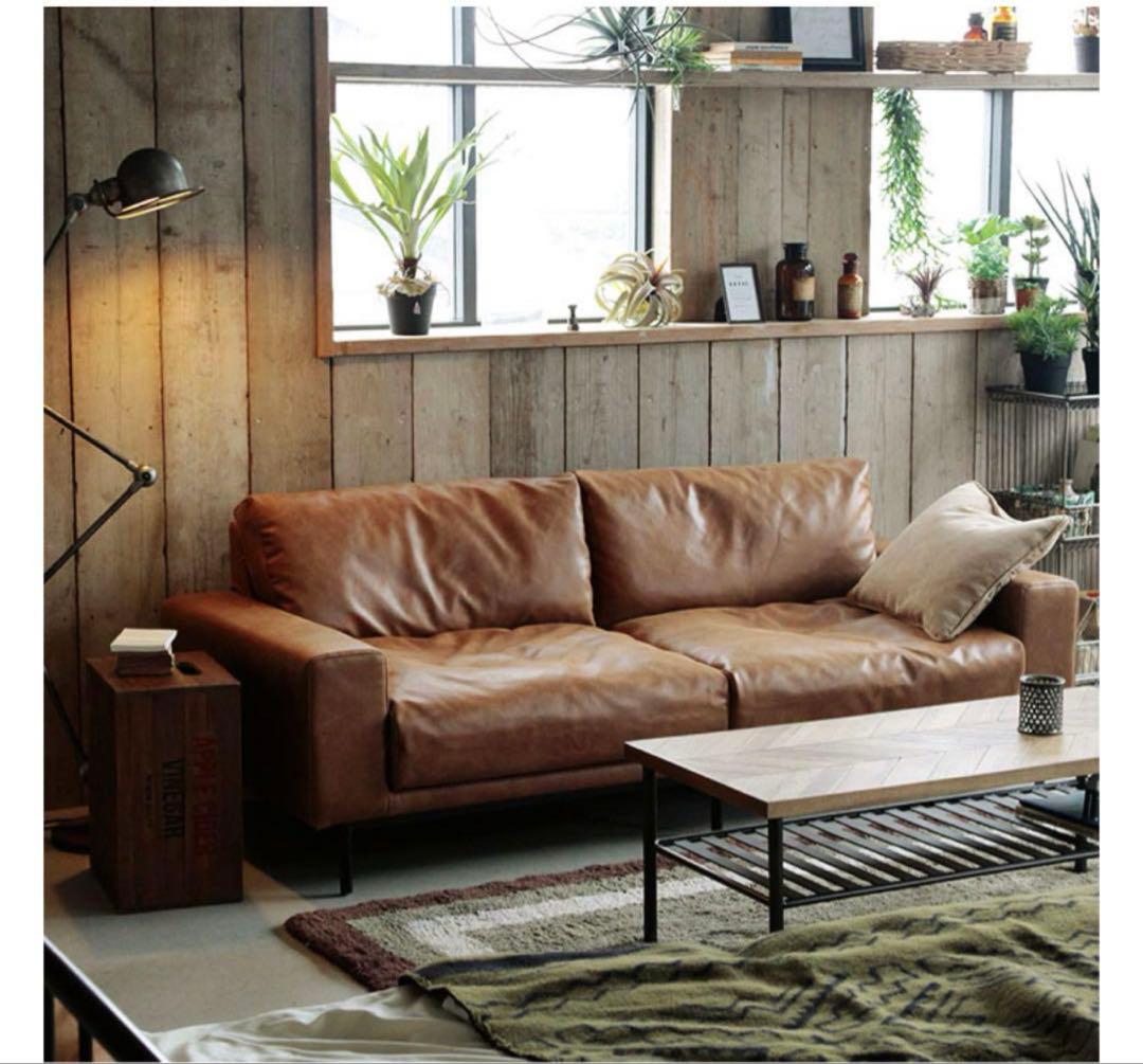 クラッシュゲート　プルート2.5人掛け　スーパーレザーテックス