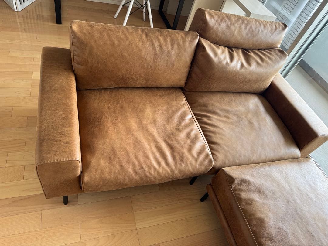 クラッシュゲート　プルート2.5人掛け　スーパーレザーテックス