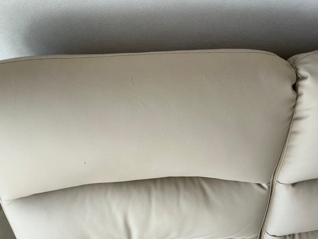 ニトリ Nシールド 3人掛けリクライニングソファ ベージュ（2023年夏購入）