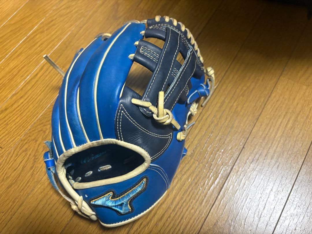 ミズノプロ　軟式　内野　グローブ　ダイバーシティブルー