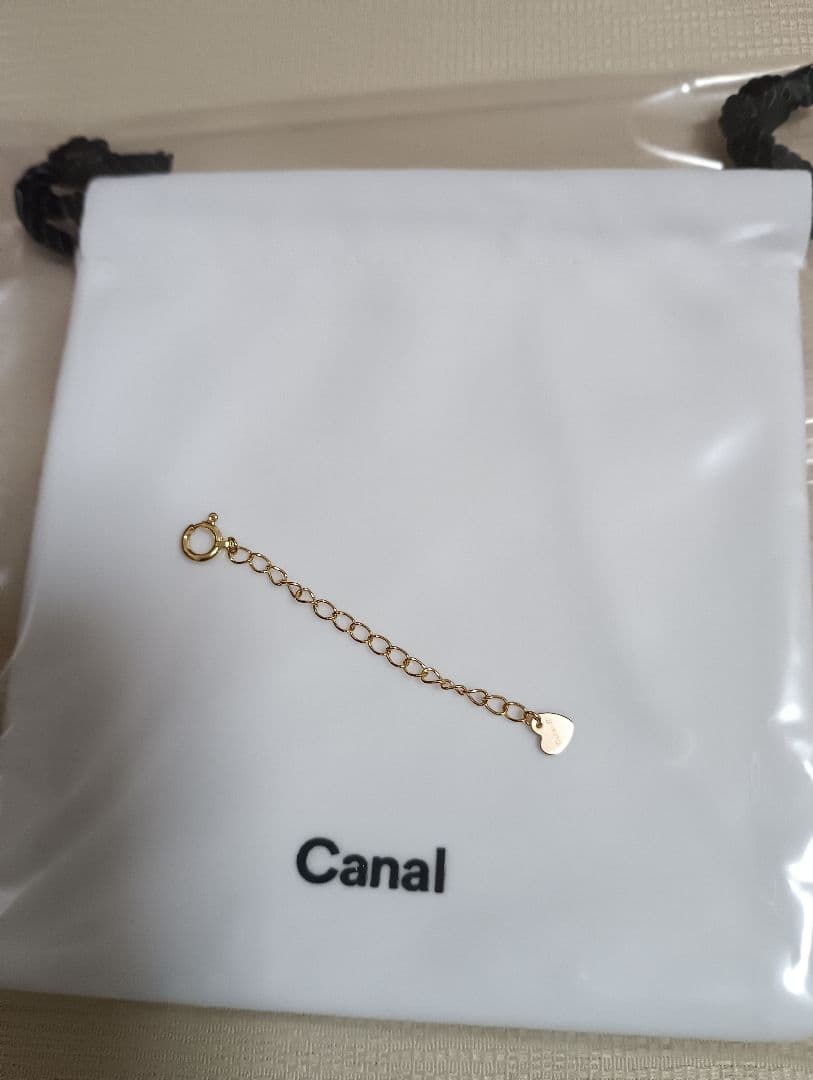 カナル4℃　K18 YG　イエローゴールド　アジャスターチェーン　新品未使用