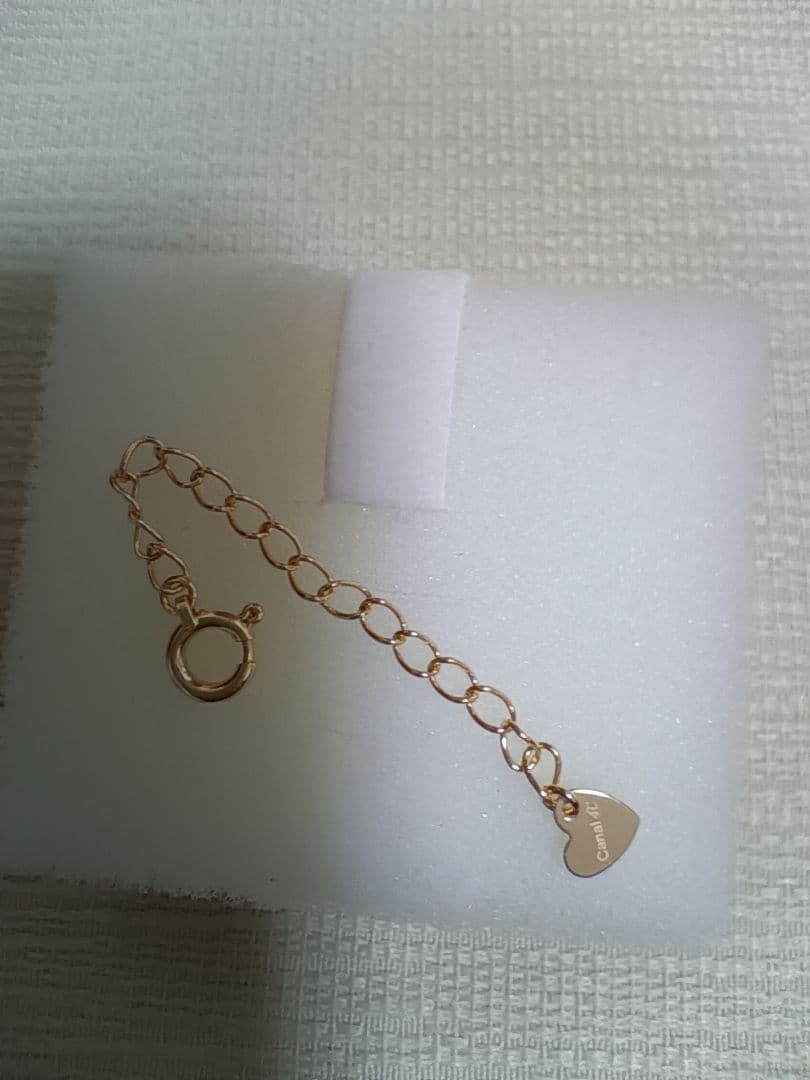 カナル4℃　K18 YG　イエローゴールド　アジャスターチェーン　新品未使用