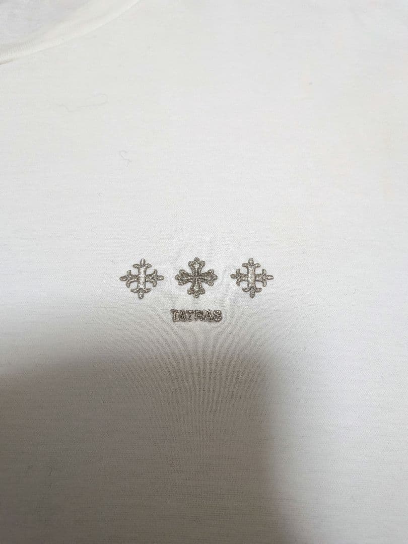 人気☆TATRAS NUNKI ロゴ半袖Tシャツ ホワイト XL