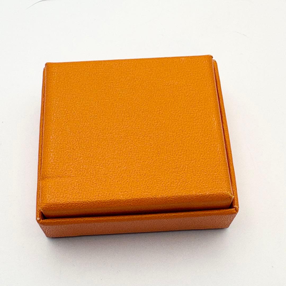 【美品・箱付】HERMES エルメス スカーフリング ゴールド Hロゴ 正規品