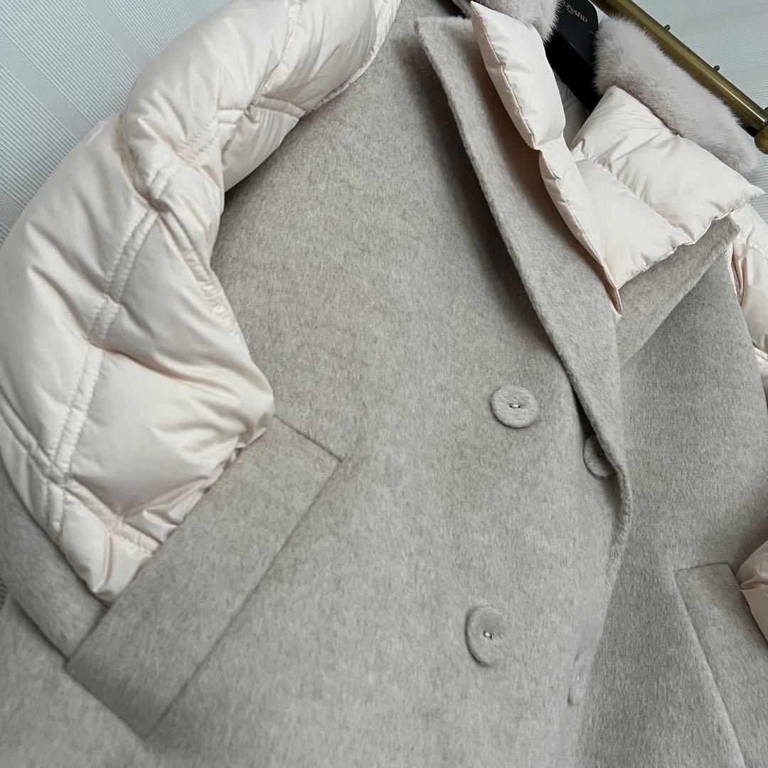 未使用に近い　ノーブランド ロングコート　ダウンコート　マックスマーラ好きにも♪