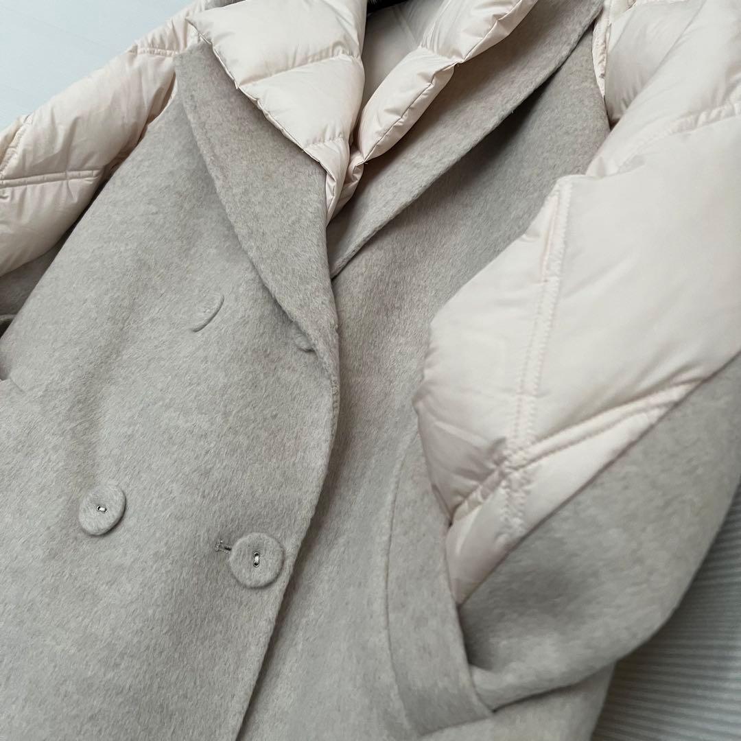 未使用に近い　ノーブランド ロングコート　ダウンコート　マックスマーラ好きにも♪