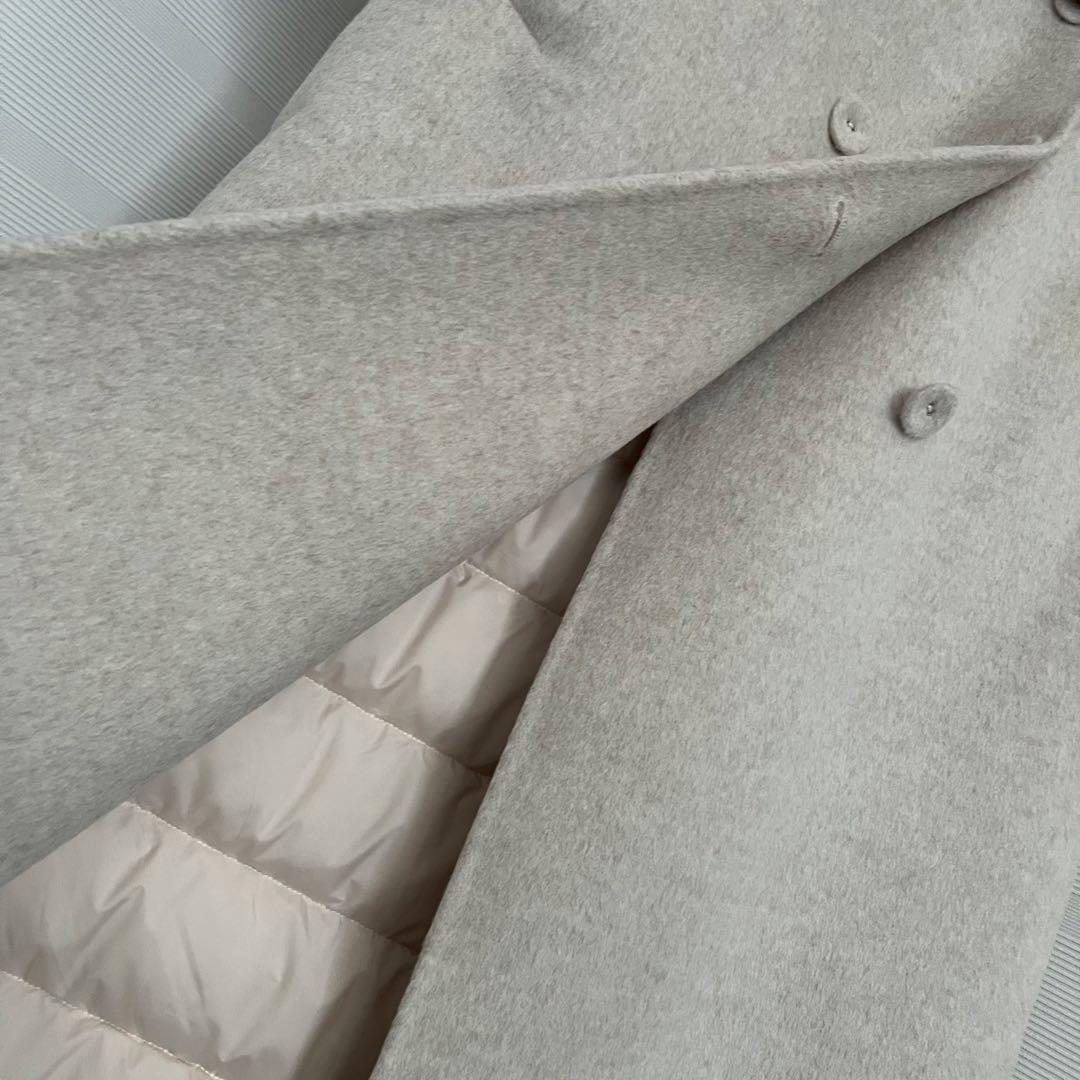 未使用に近い　ノーブランド ロングコート　ダウンコート　マックスマーラ好きにも♪