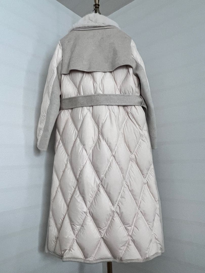 未使用に近い　ノーブランド ロングコート　ダウンコート　マックスマーラ好きにも♪