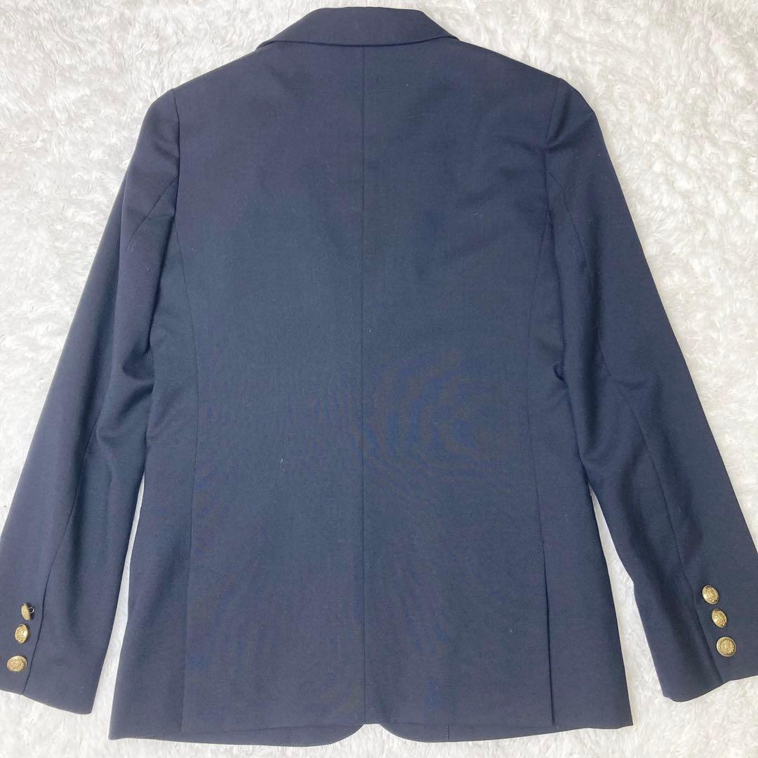 美品✨グリーンレーベルリラクシング　セットアップスーツ　3点セット　紺ブレ