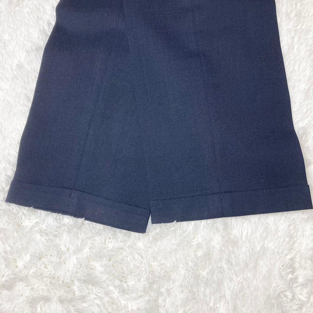 美品✨グリーンレーベルリラクシング　セットアップスーツ　3点セット　紺ブレ