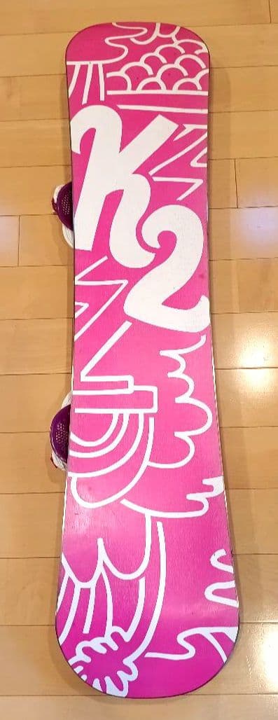 ✩K2 スノーボード 120 ブーツ 3点セット✩デッキパッド　リーシュコード付