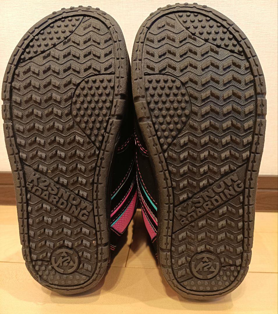 ✩K2 スノーボード 120 ブーツ 3点セット✩デッキパッド　リーシュコード付