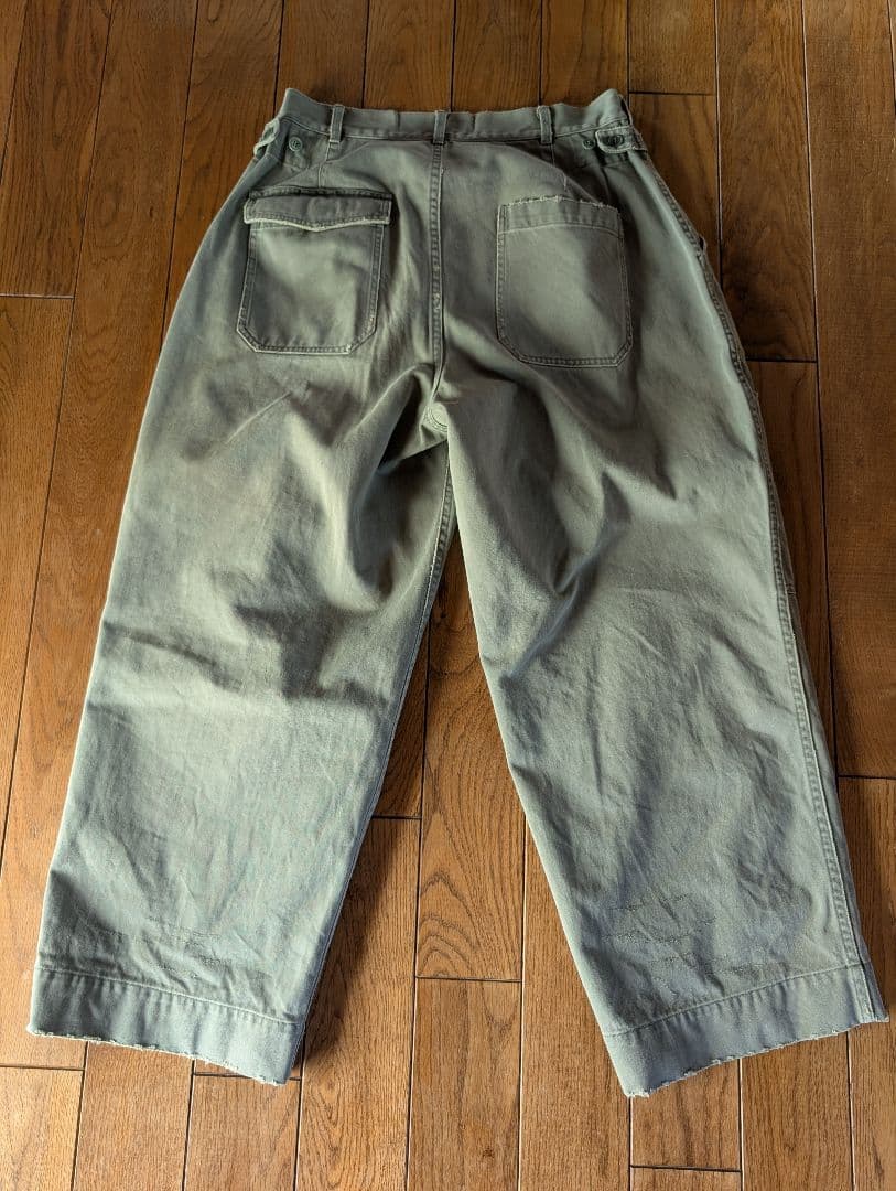 A.PRESSE Vintage USAF Hemmed Bottoms タグ付