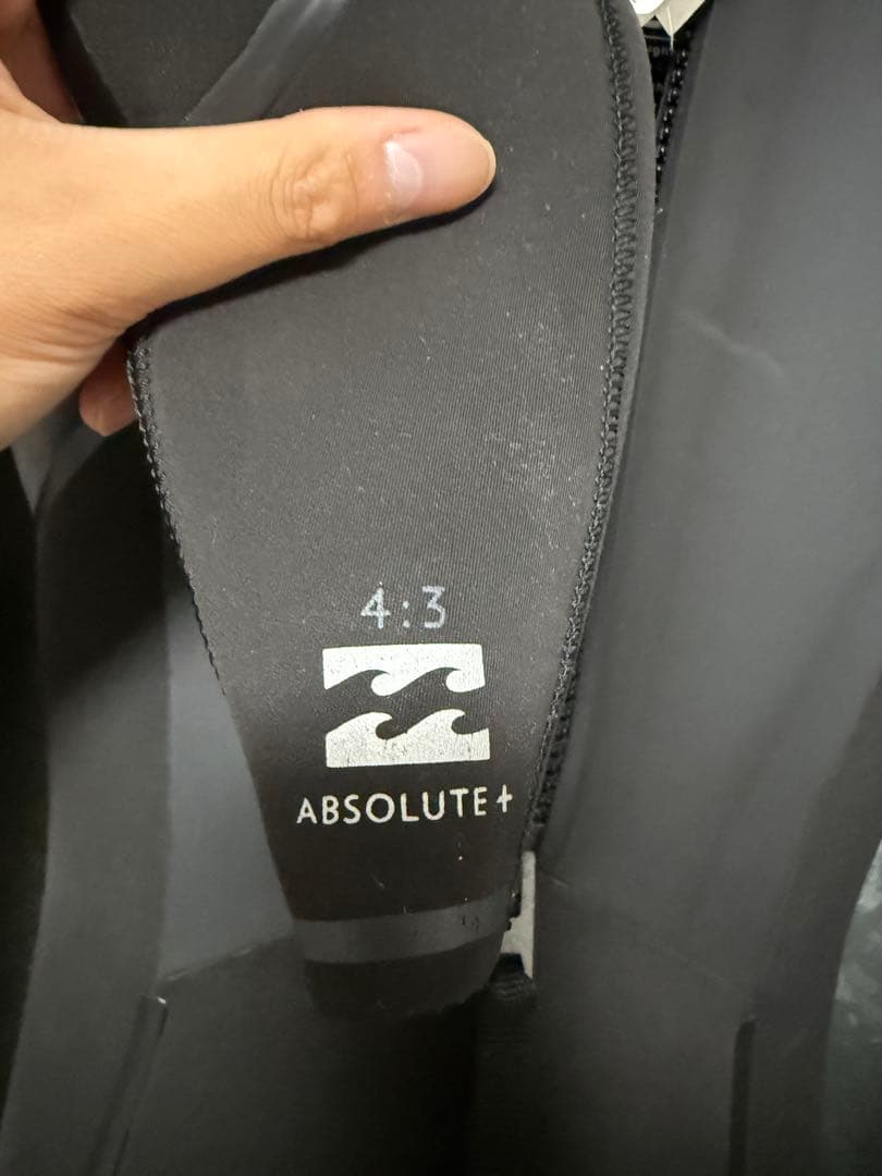 BILLABONG Absolute 4/3mm MLサイズ ブラック