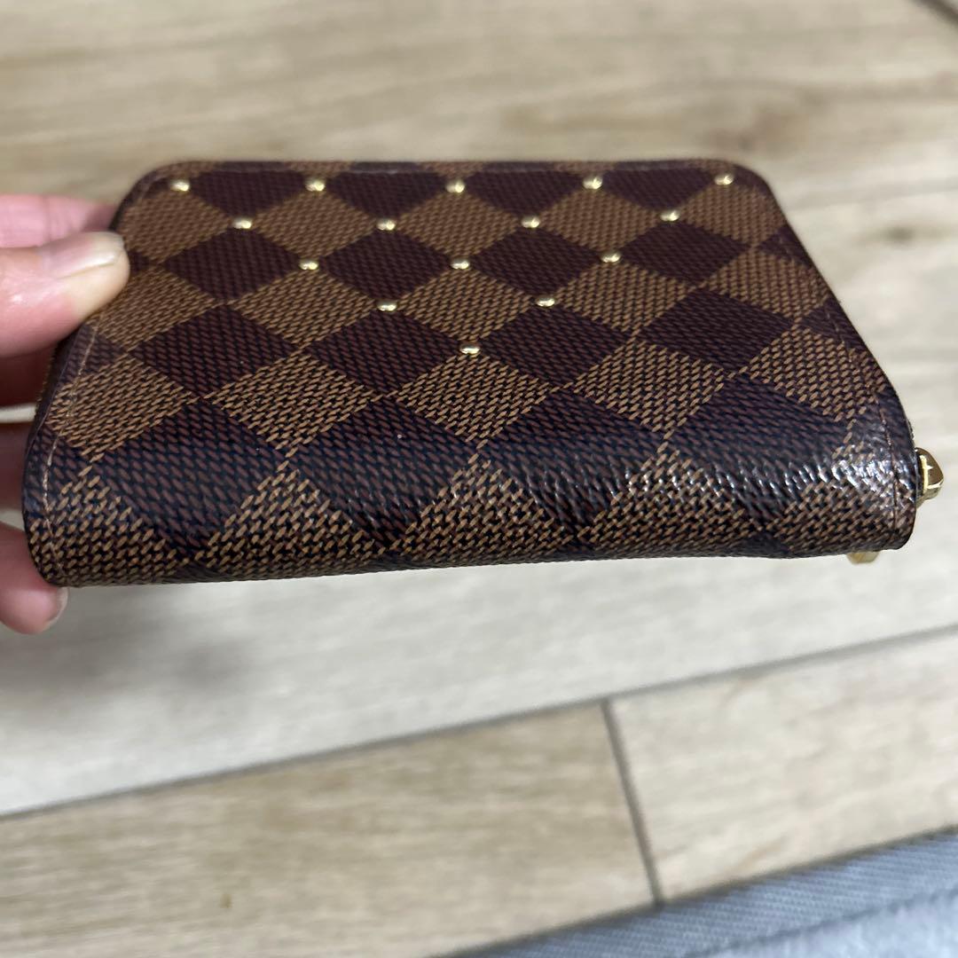 ルイヴィトン ダミエ パース スタッズ 限定 ローズバレリーヌ