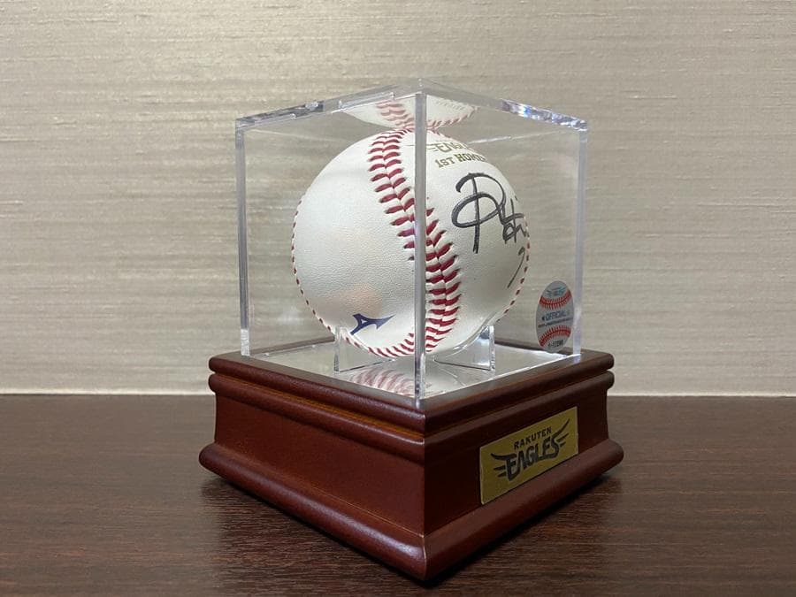 楽天　イーグルス　辰己涼介選手　初ホームラン記念直筆サインボール