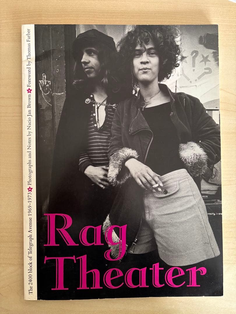 ヒッピー写真集　Rag Theater サイン付き