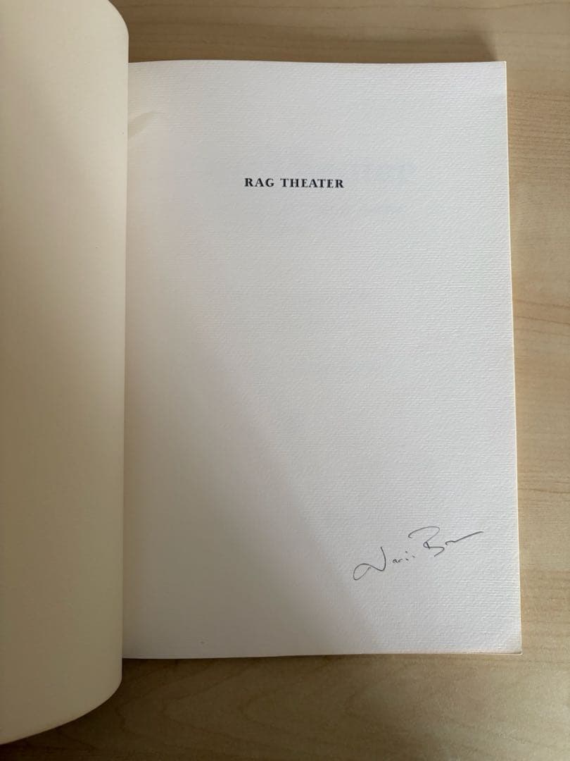 ヒッピー写真集　Rag Theater サイン付き