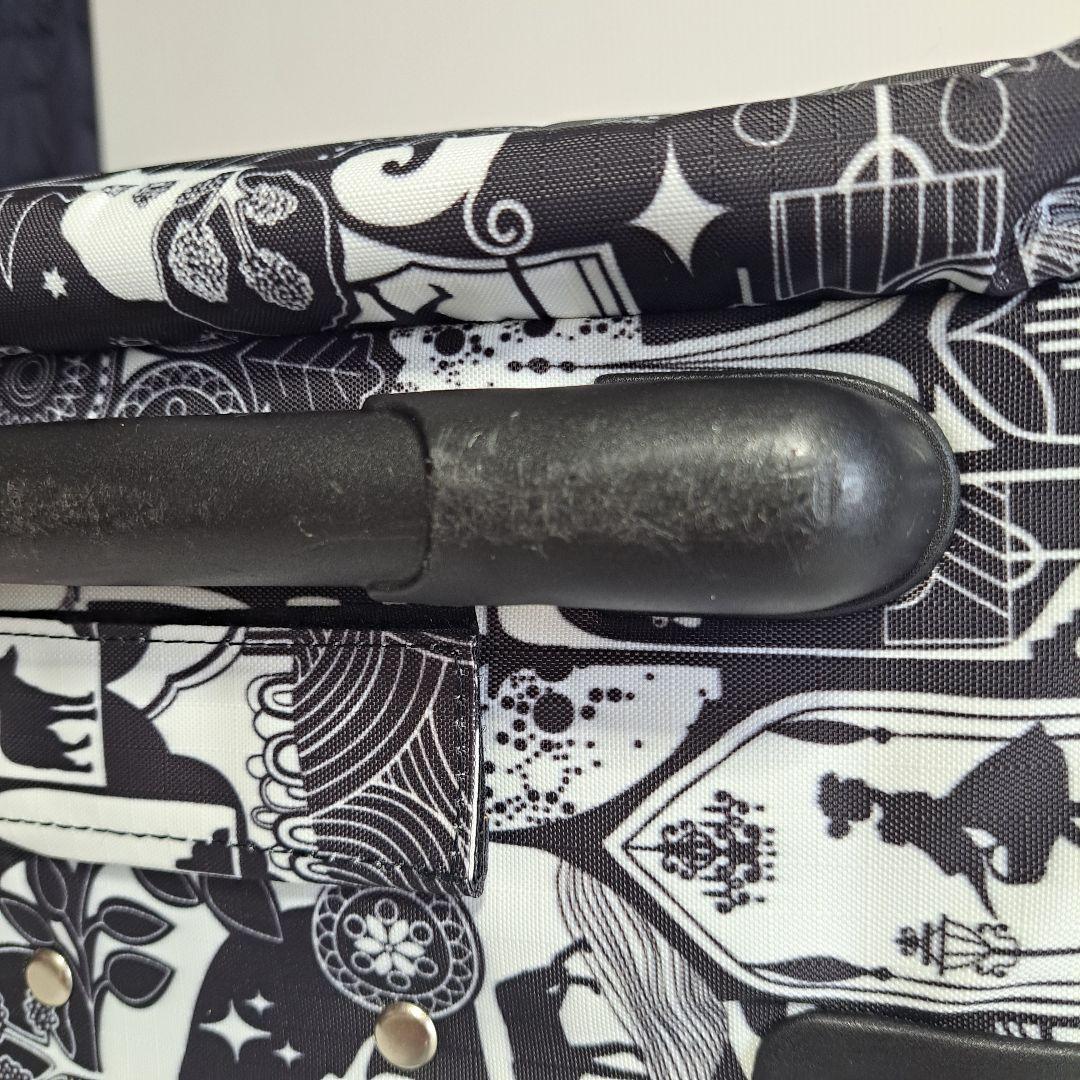 LeSportsac レスポートサック キャリーバッグ キャスター付き黒白 旅行